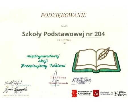 Podziękowanie