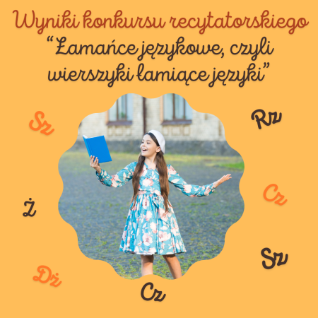 Wyniki konkursu recytatorskiego ''Łamańce językowe, czyli wierszyki łamiące języ...