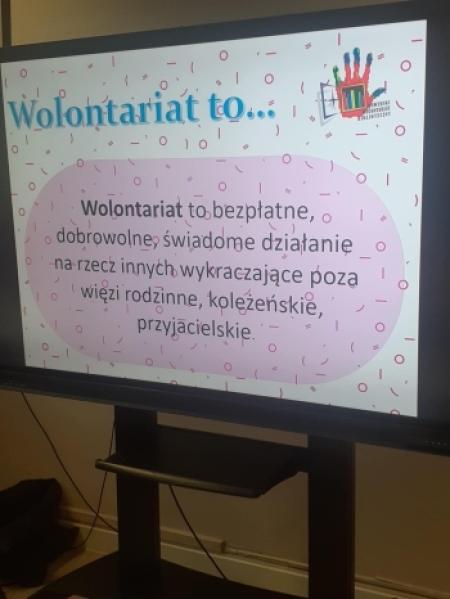 Warsztaty dla wolontariuszy z klas IV